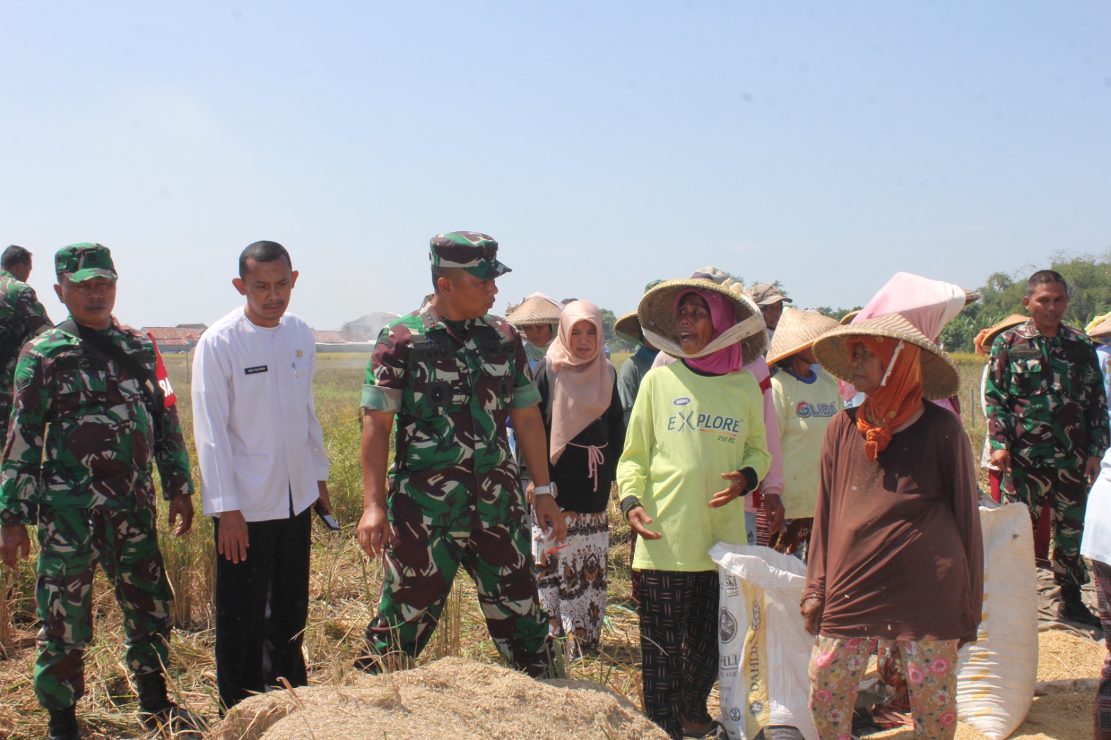 Dandim 0620/Kab Cirebon, Dampingi Danrem 063/SGJ Cek Lokasi Pompanisasi