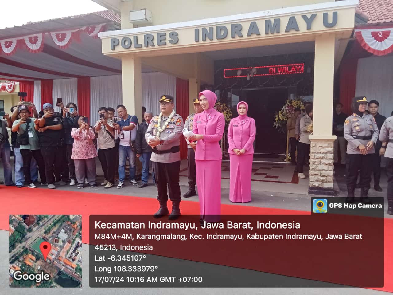 Pisah Sambut Dan  Farewell Parade Kapolres Indramayu