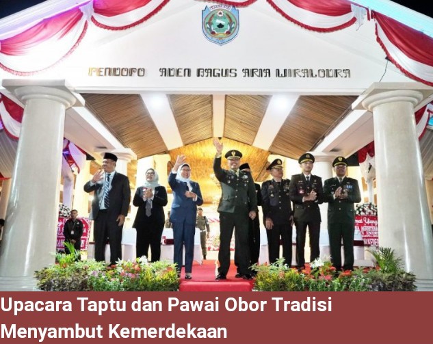 Upacara Taput dan Pawai Obor merupakan Tradisi Menyambut Hari Kemerdekaan Kabupaten Indramayu