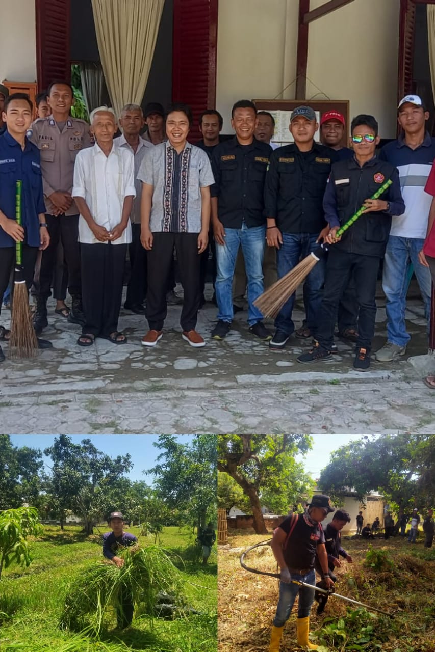 BBKT Tahun 2024, Karang Taruna Kecamatan Juntinyuat Adakan Bersih-Bersih di Tempat Peribadahan