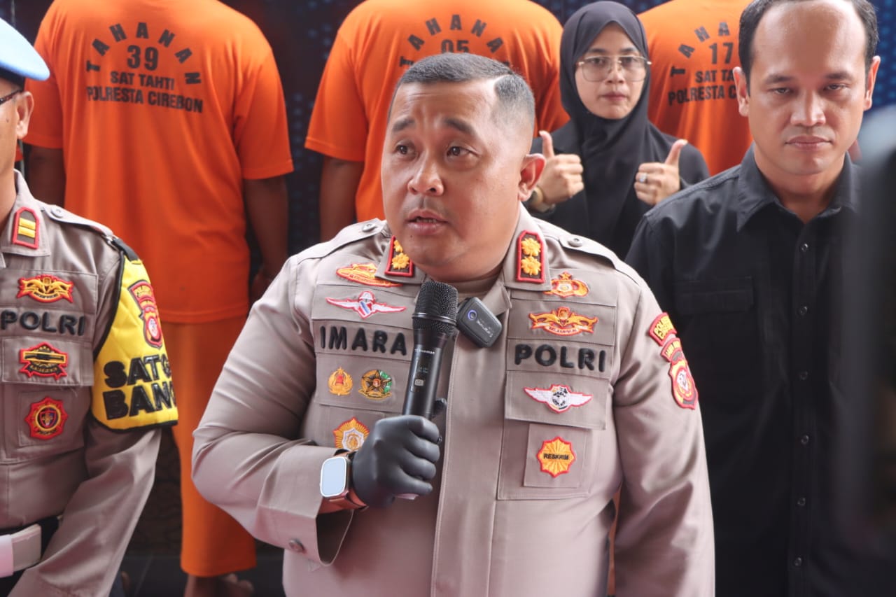 Polresta Cirebon Ungkap 4 Kasus TPPO dan Judi Online, 7 Tersangka Diamankan