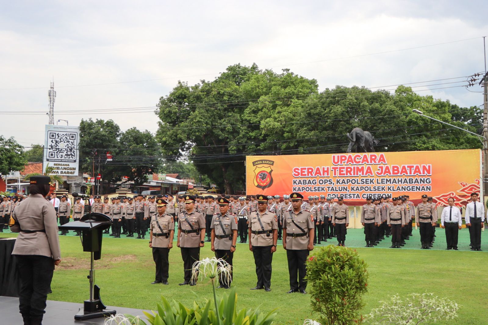 Kapolresta Cirebon Pimpin Sertijab Kabag Ops hingga Kapolsek Jajaran