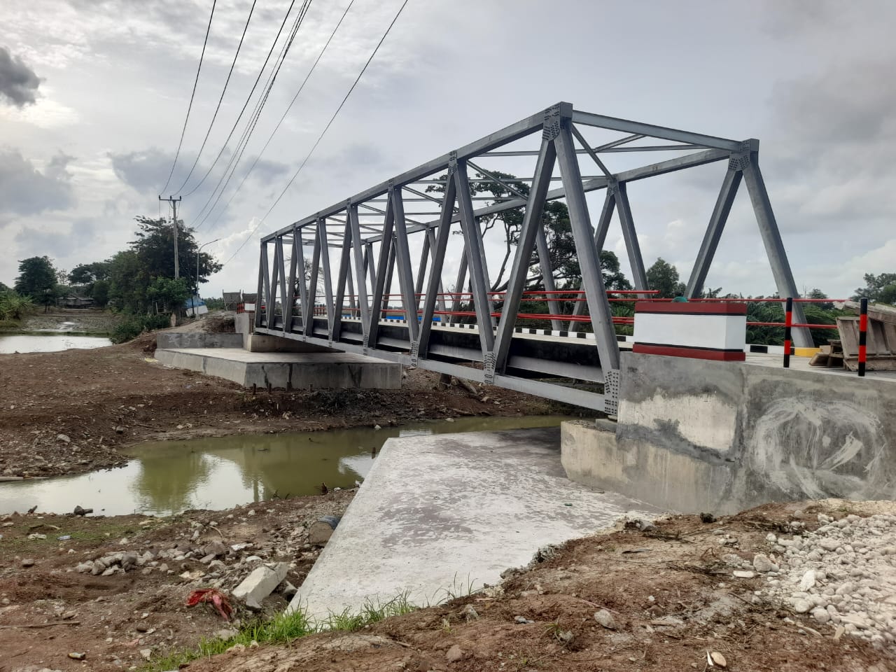 Warga Sangat Mengapresiasi Di Rehabnya Jembatan Kali Prawan II Lebih Kokoh Dan Megah