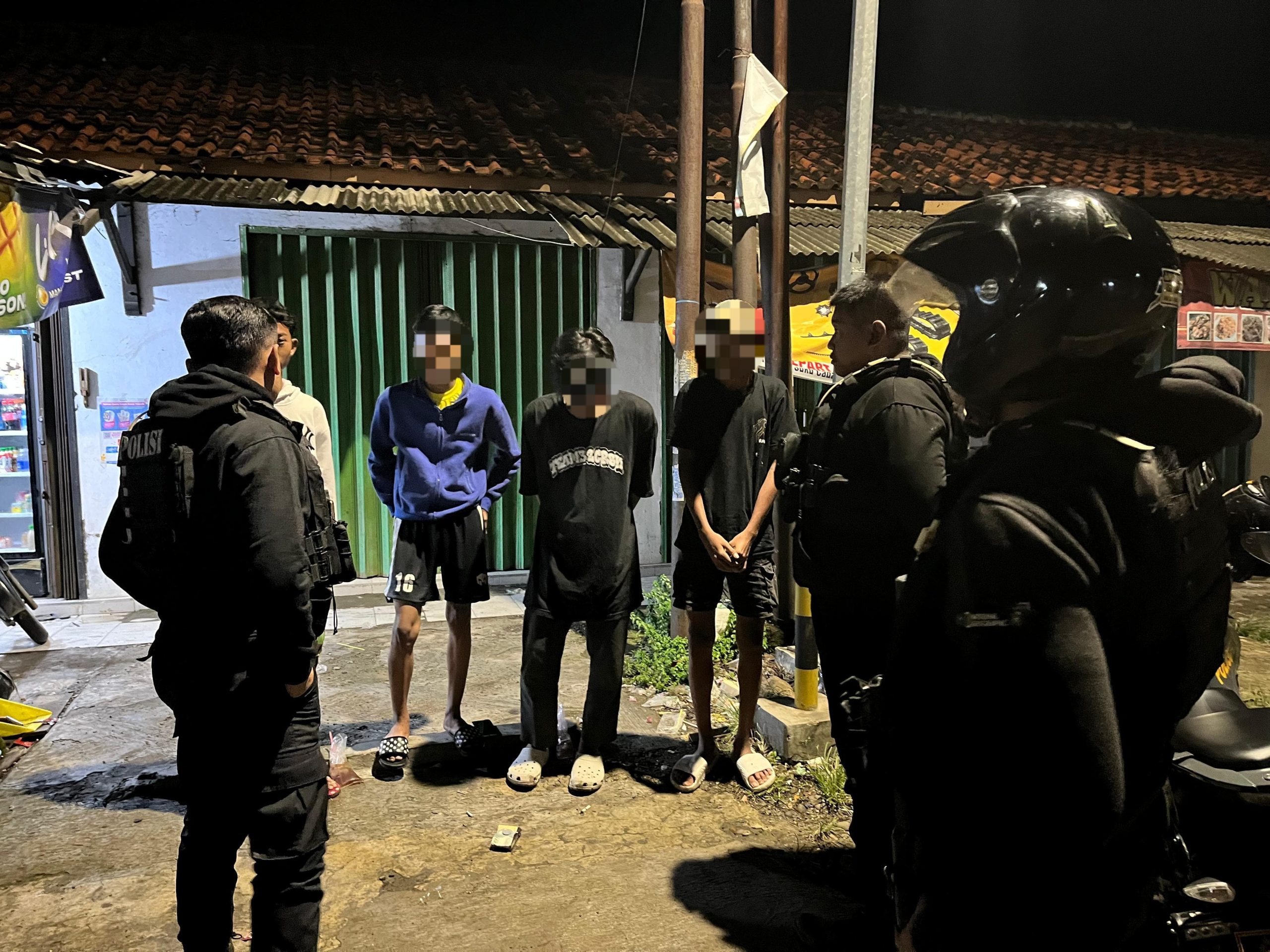 Tim Patroli Raimas Macan Kumbang 852 Polresta Cirebon Gagalkan Tawuran