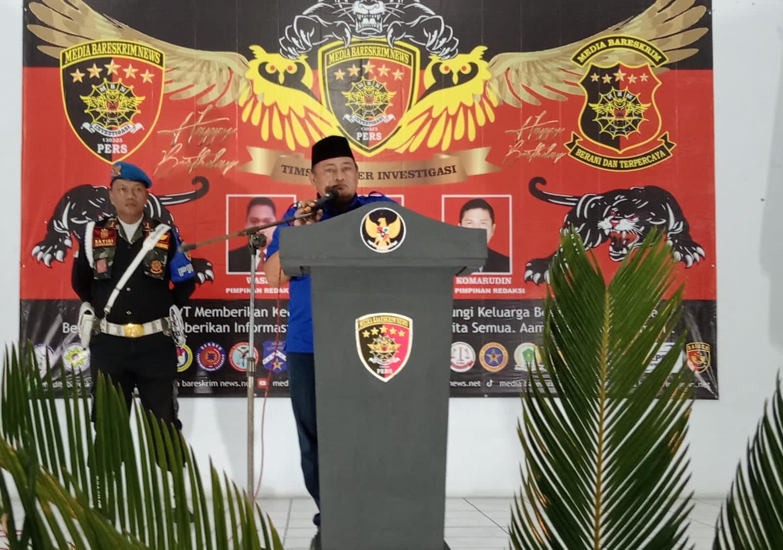 Hadiri Ultah ke-2 Media Bareskrim News,Ketua Sekber FWI Ucap Selamat